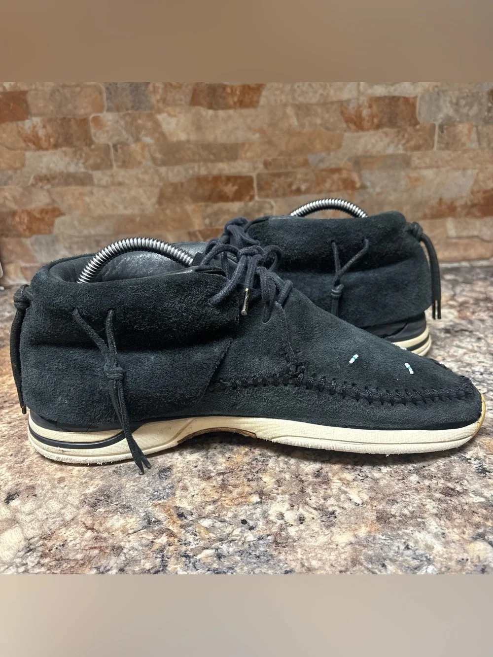 Visvim FBT Shaman Lhamo Folk Mid Black size 9